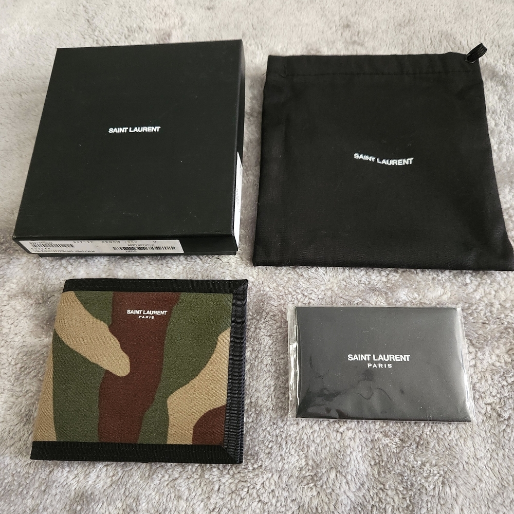 Saint Laurent Camouflage Wallet